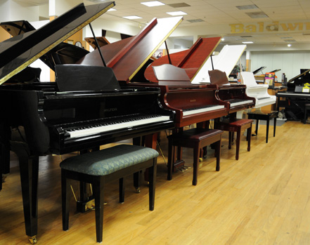 Grand Strand Piano Center Display